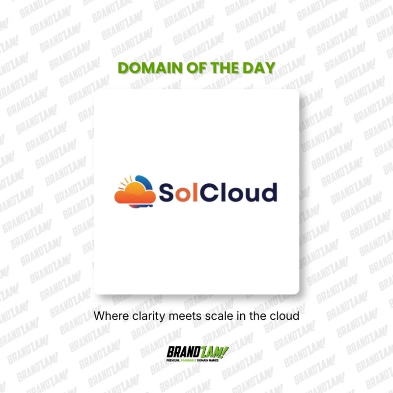 Solcloud.com premium tech energy domain asset - BrandZam