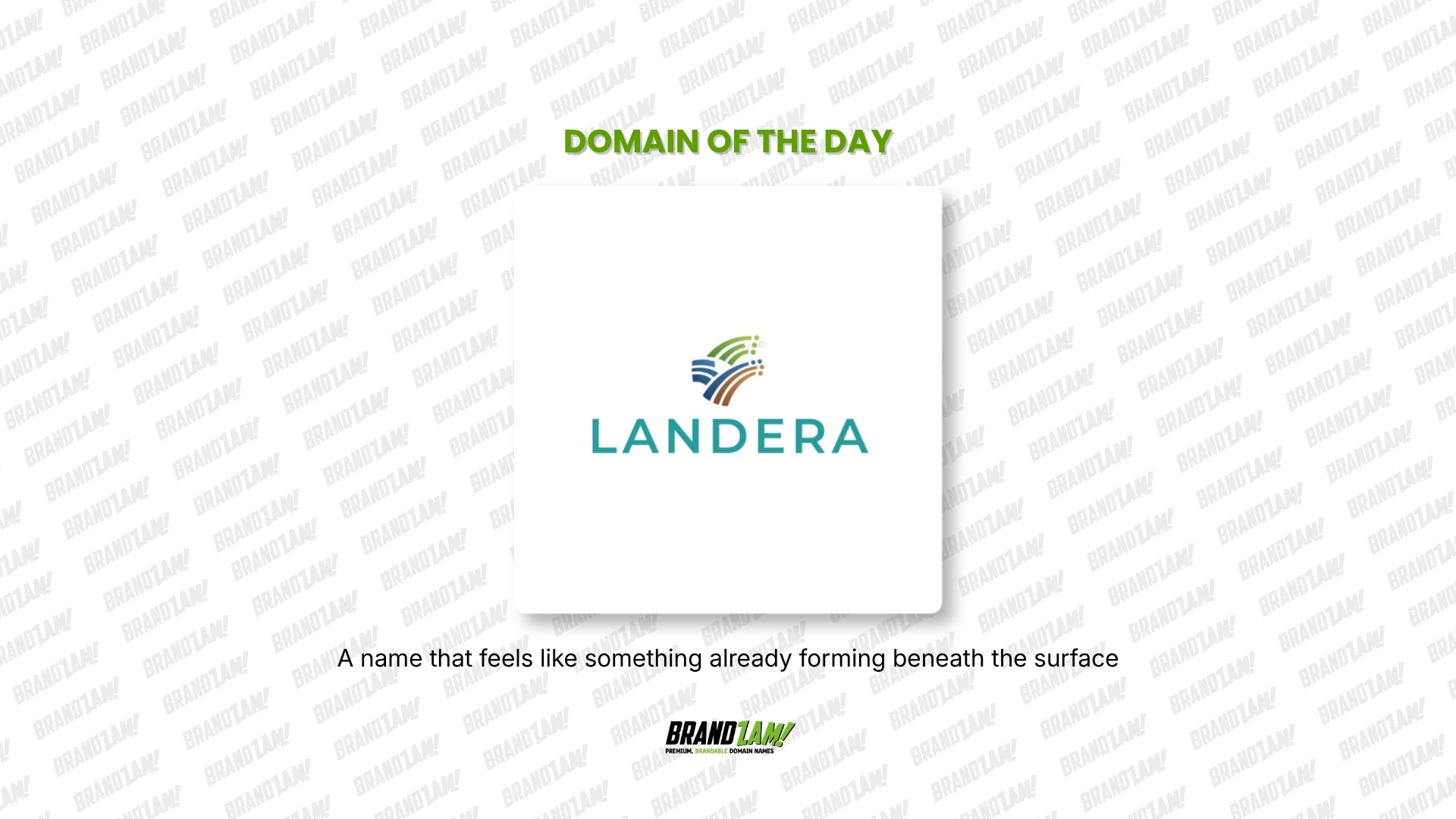Landera.com premium domain asset - BrandZam