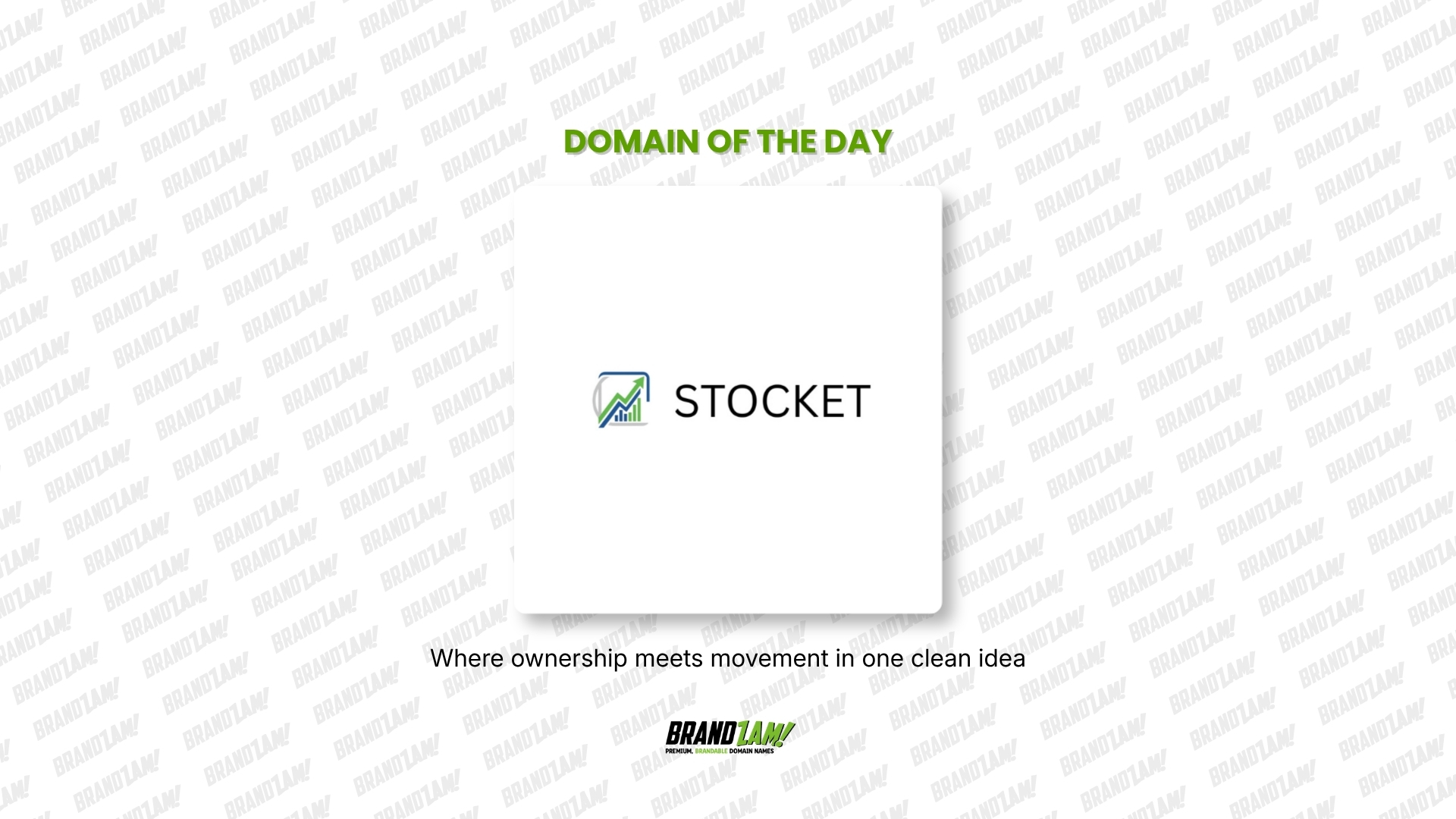 Stocket.com premium domain asset - BrandZam
