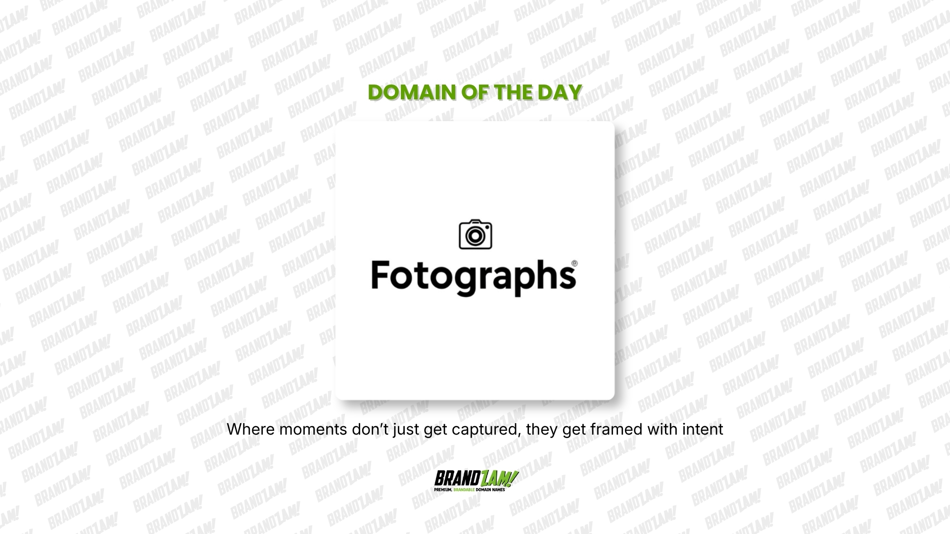 Fotographs.com premium domain asset - BrandZam